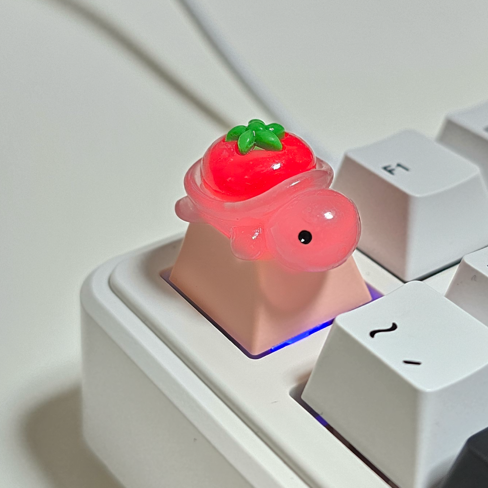 야광 과일 거북이 DIY 파우치 키링 만들기 갓거북이 비즈 부자재 세트